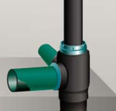 エスロン　単管式排水システムの新商品が出ました。